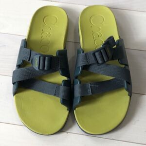 CHACO Youth Kid's Chaco Chillos Slide Sandals Scarab Green Size 5